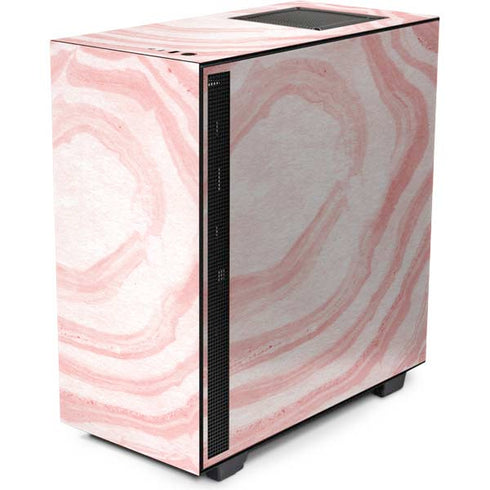 Marbleized Pink NZXT H510 Compact ATX Mid-Tower Case Skin