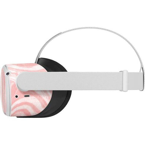 Marbleized Pink Oculus Quest 2 Skin