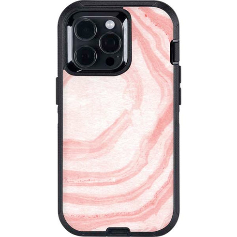 Marbleized Pink Otterbox Defender iPhone Skin