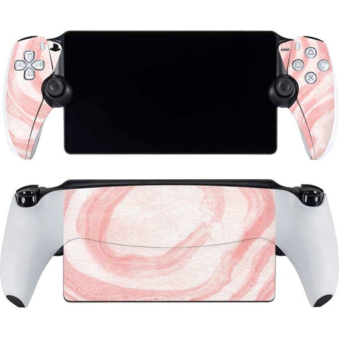 Marbleized Pink PlayStation Portal Remote Player Skin