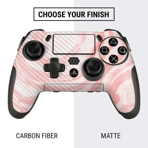 Marbleized Pink PlayStation Scuf Vantage 2 Controller Skin
