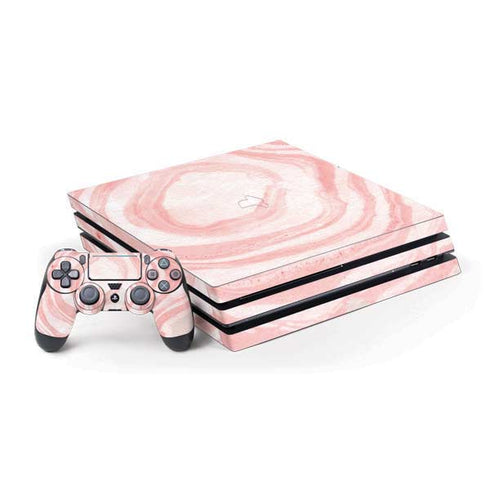 Marbleized Pink PS4 Pro Bundle Skin