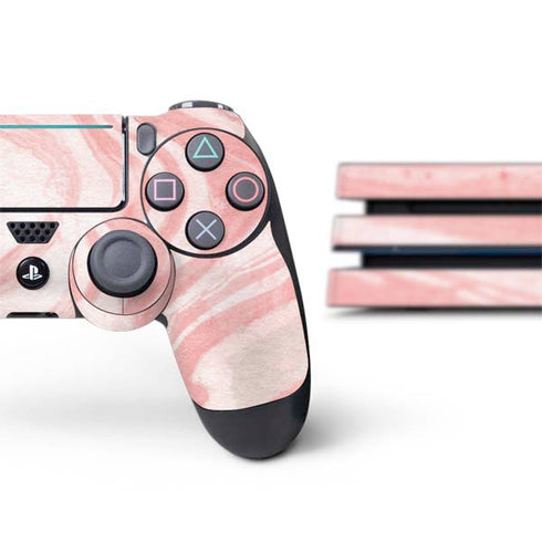 Marbleized Pink PS4 Pro Bundle Skin