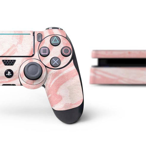 Marbleized Pink PS4 Slim Bundle Skin