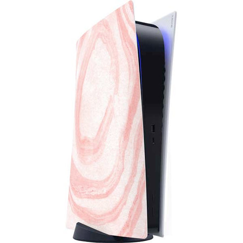 Marbleized Pink PS5 Digital Edition Console Skin