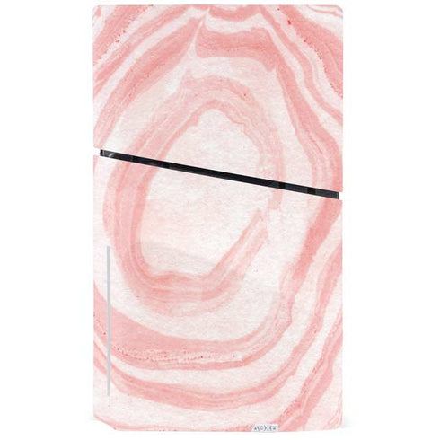 Marbleized Pink PS5 Slim Disk Bundle Skin