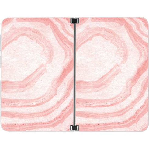 Marbleized Pink Surface Duo Skin