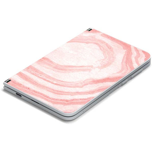 Marbleized Pink Surface Duo Skin