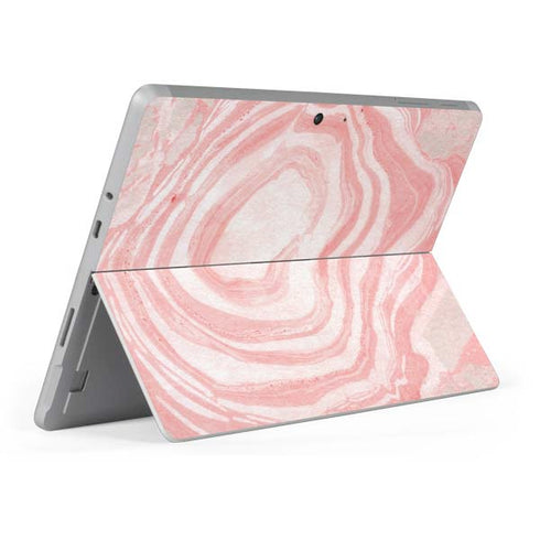 Marbleized Pink Surface Go Skin