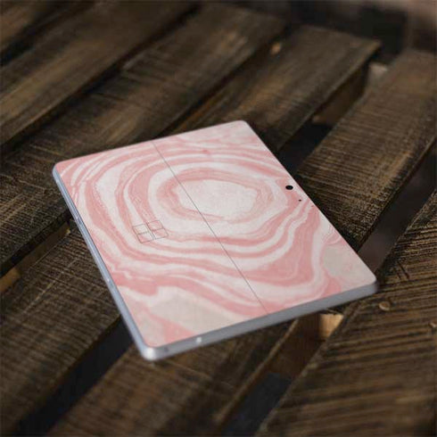 Marbleized Pink Surface Go Skin