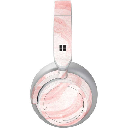 Marbleized Pink Surface Headphones Skin