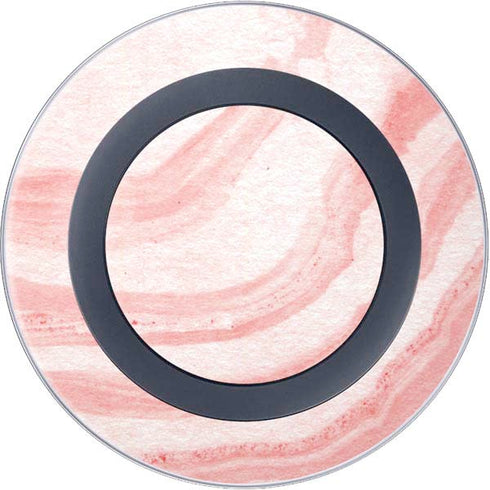Marbleized Pink Wireless Charger Skin