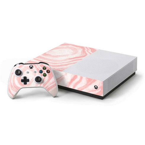Marbleized Pink Xbox One S All-Digital Edition Bundle Skin