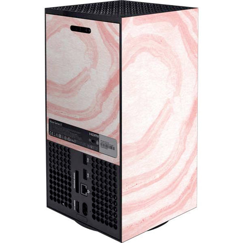 Marbleized Pink Xbox Series X Console Skin