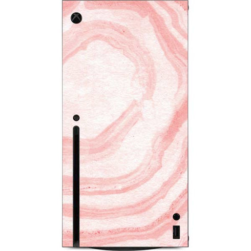 Marbleized Pink Xbox Series X Console Skin