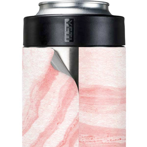 Marbleized Pink Yeti Colster Can Insulator Skin