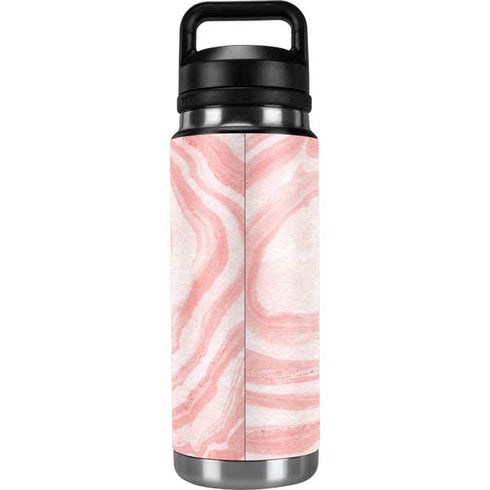 Marbleized Pink YETI Rambler 26oz Bottle Skin