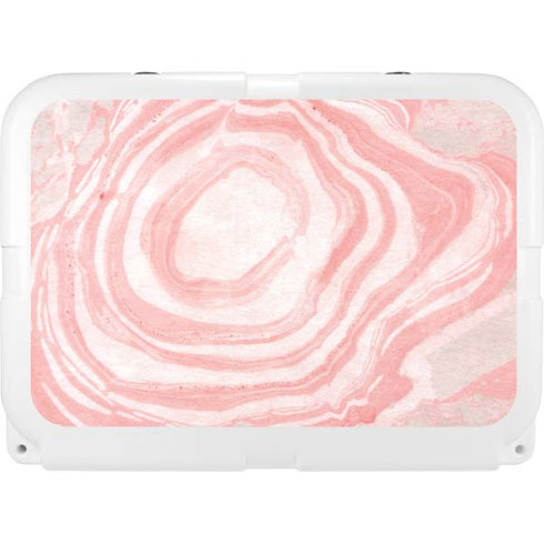 Marbleized Pink YETI Tundra 35 Hard Cooler Skin