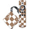 Marijuana Brown Checkered Amazon Fire TV Skin