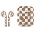 Marijuana Brown Checkered Apple AirPods 2 Skin