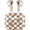 Marijuana Brown Checkered Apple AirPods (3rd Gen 2021) Skin