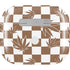 Marijuana Brown Checkered Apple AirPods (3rd Gen 2021) Skin