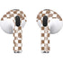 Marijuana Brown Checkered Apple AirPods (3rd Gen 2021) Skin