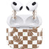Marijuana Brown Checkered Apple AirPods (3rd Gen 2021) Skin