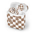 Marijuana Brown Checkered Apple AirPods Skin