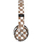 Marijuana Brown Checkered Beats Solo 2 Wired Skin