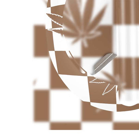 Marijuana Brown Checkered Bose Noise Cancelling Headphones 700 Skin