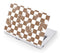 Marijuana Brown Checkered Acer Chromebook Skin