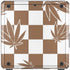 Marijuana Brown Checkered Cooler Master MasterBox Q300L Mini Tower Skin