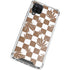 Marijuana Brown Checkered Galaxy A12 Clear Case