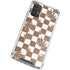 Marijuana Brown Checkered Galaxy A32 5G Clear Case