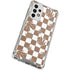 Marijuana Brown Checkered Galaxy A53 5G Clear Case