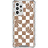 Marijuana Brown Checkered Galaxy A53 5G Clear Case