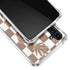 Marijuana Brown Checkered Galaxy A54 5G Clear Case