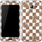 Marijuana Brown Checkered Galaxy J3 Skin