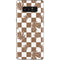 Marijuana Brown Checkered Galaxy Note 8 Skin