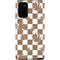 Marijuana Brown Checkered Galaxy Note20 5G Pro Case