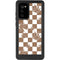 Marijuana Brown Checkered Galaxy Note20 5G Waterproof Case