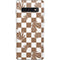Marijuana Brown Checkered Galaxy S10 Skin