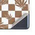 Marijuana Brown Checkered Galaxy S20 Fan Edition Skin