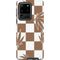 Marijuana Brown Checkered Galaxy S20 Ultra 5G Pro Case