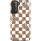Marijuana Brown Checkered Galaxy S21 5G Pro Case