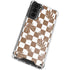Marijuana Brown Checkered Galaxy S21 Plus 5G Clear Case