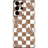 Marijuana Brown Checkered Galaxy S21 Ultra 5G Skin