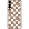 Marijuana Brown Checkered Galaxy S22 Plus Skin