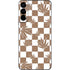 Marijuana Brown Checkered Galaxy S22 Plus Skin